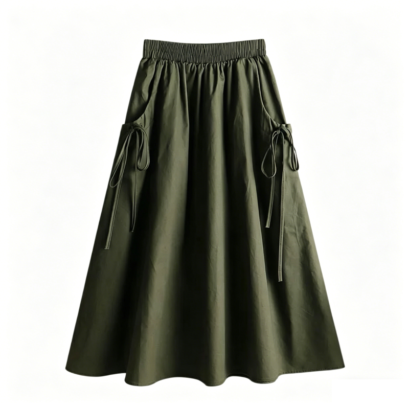 High Waist Bias Sheer Mesh Midi Skirt
