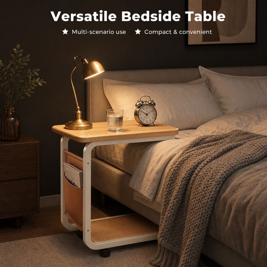 Bedside Storage Shelf Lightweight Luxury Sofa Companion Small Table