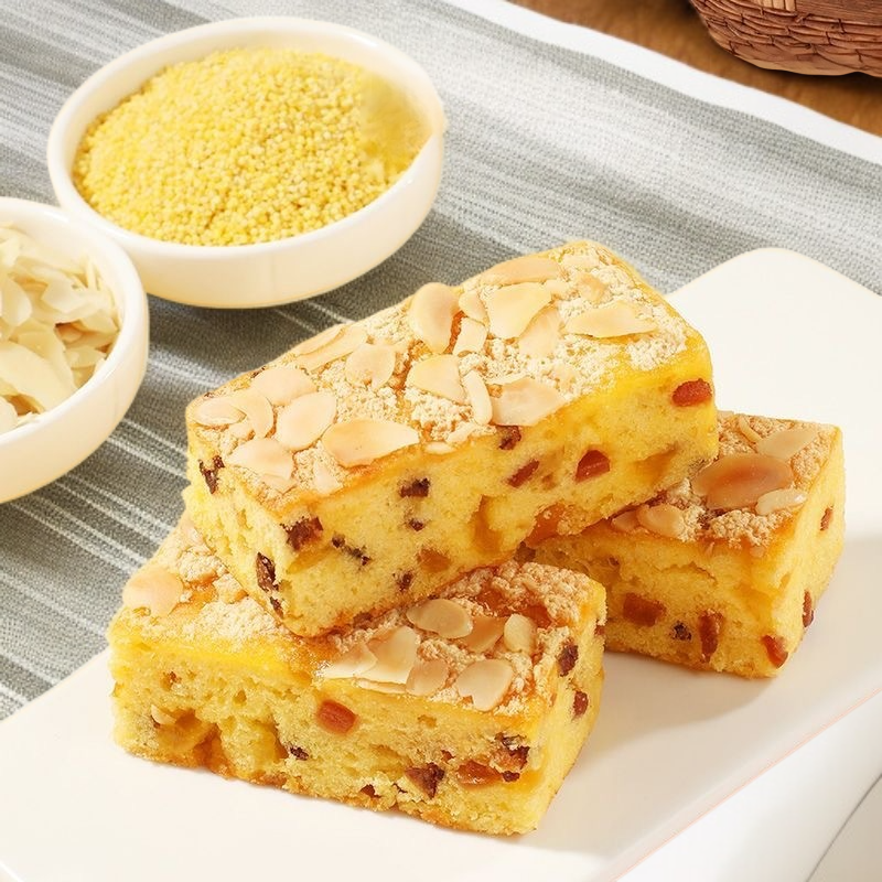 Millet-Yams-Apfelkuchen