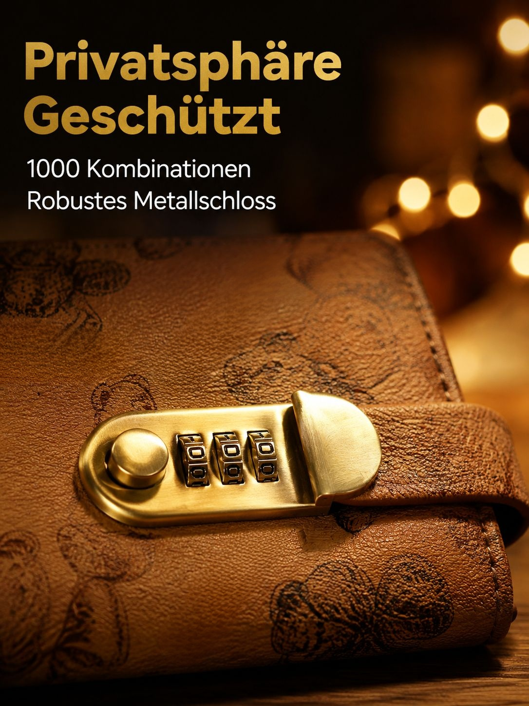 Buchhaltung Bär Kombinationsschloss Bareinzahlungsbuch