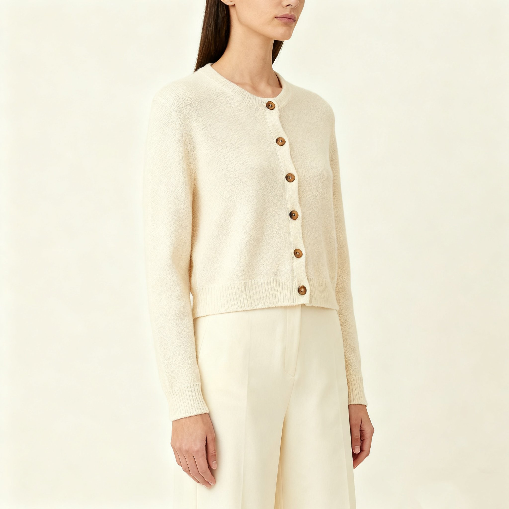 버튼업 니트 가디건 전체 이미지