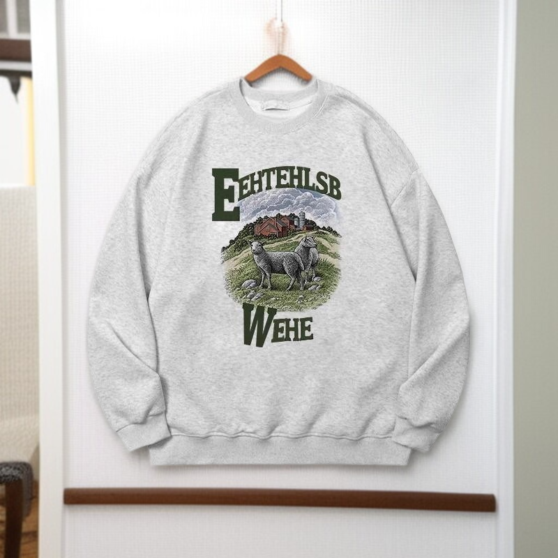 여자 라운드 맨투맨 가을옷 루즈핏 코트 얇은 후드