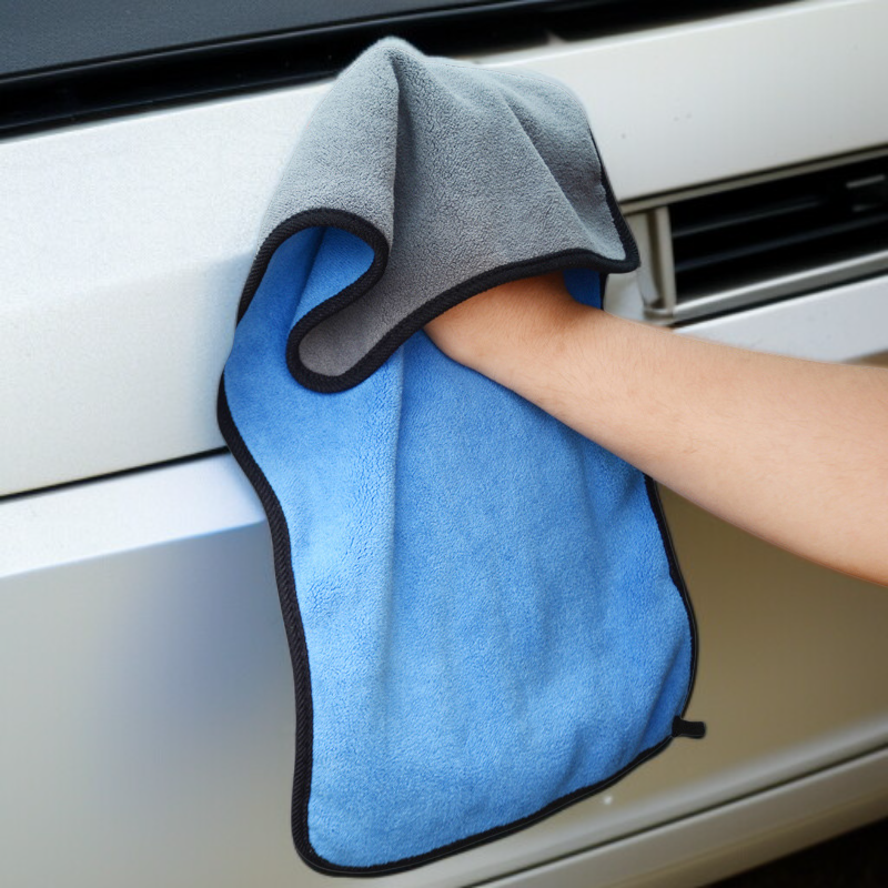 Thickened Dual-Color Double-Sided Coral Fleece Absorbent Car Wash Towel