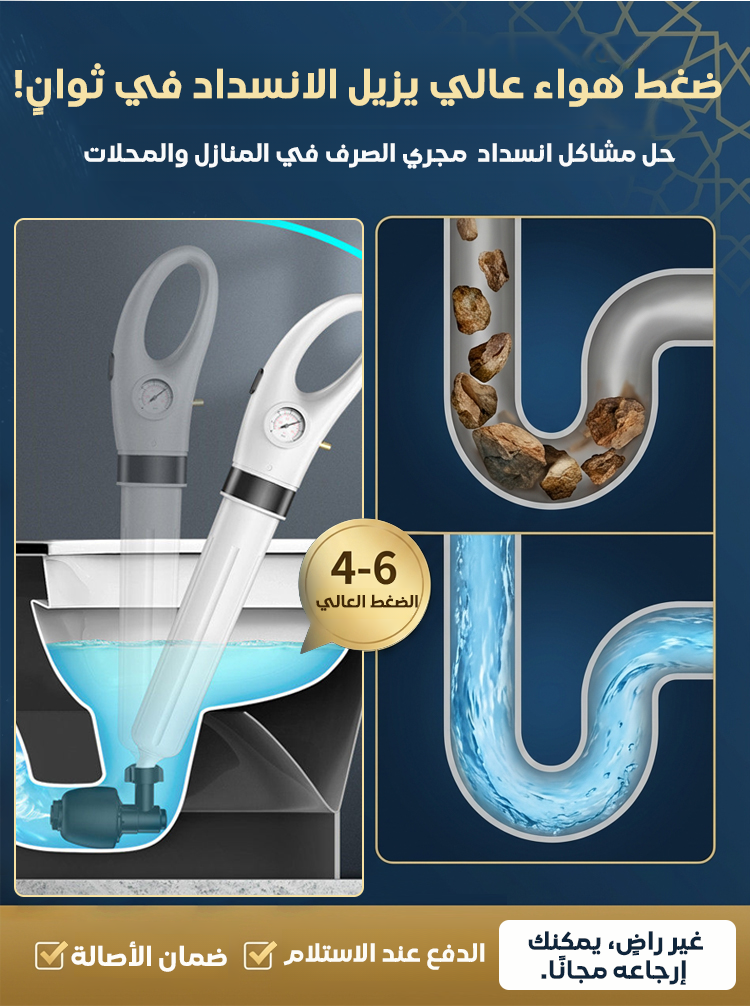 أداة ألمانية عالية الضغط لتسليك انسداد أنابيب الصرف الصحي