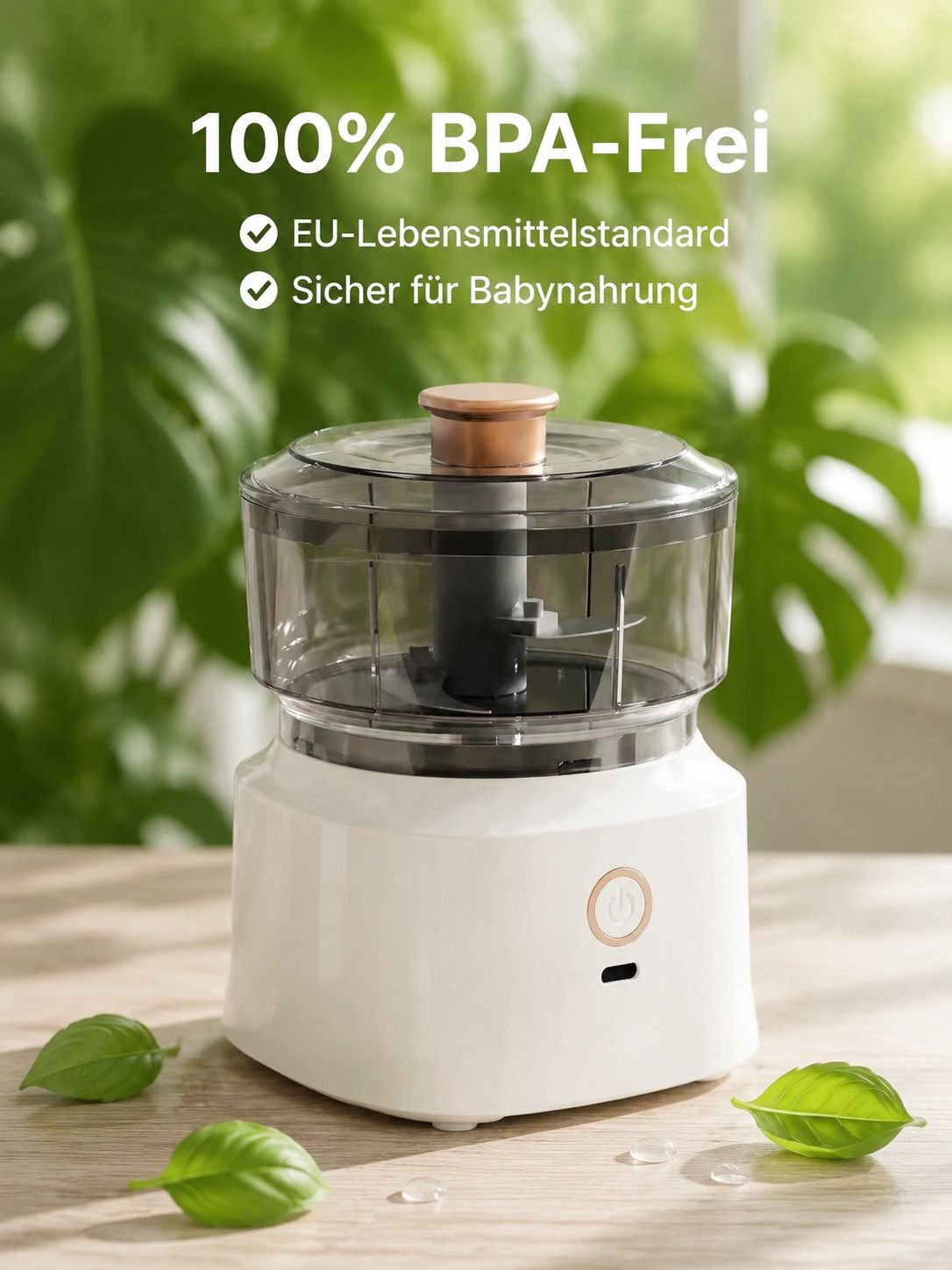 Elektrischer Küchenmixer mit großem Behälter