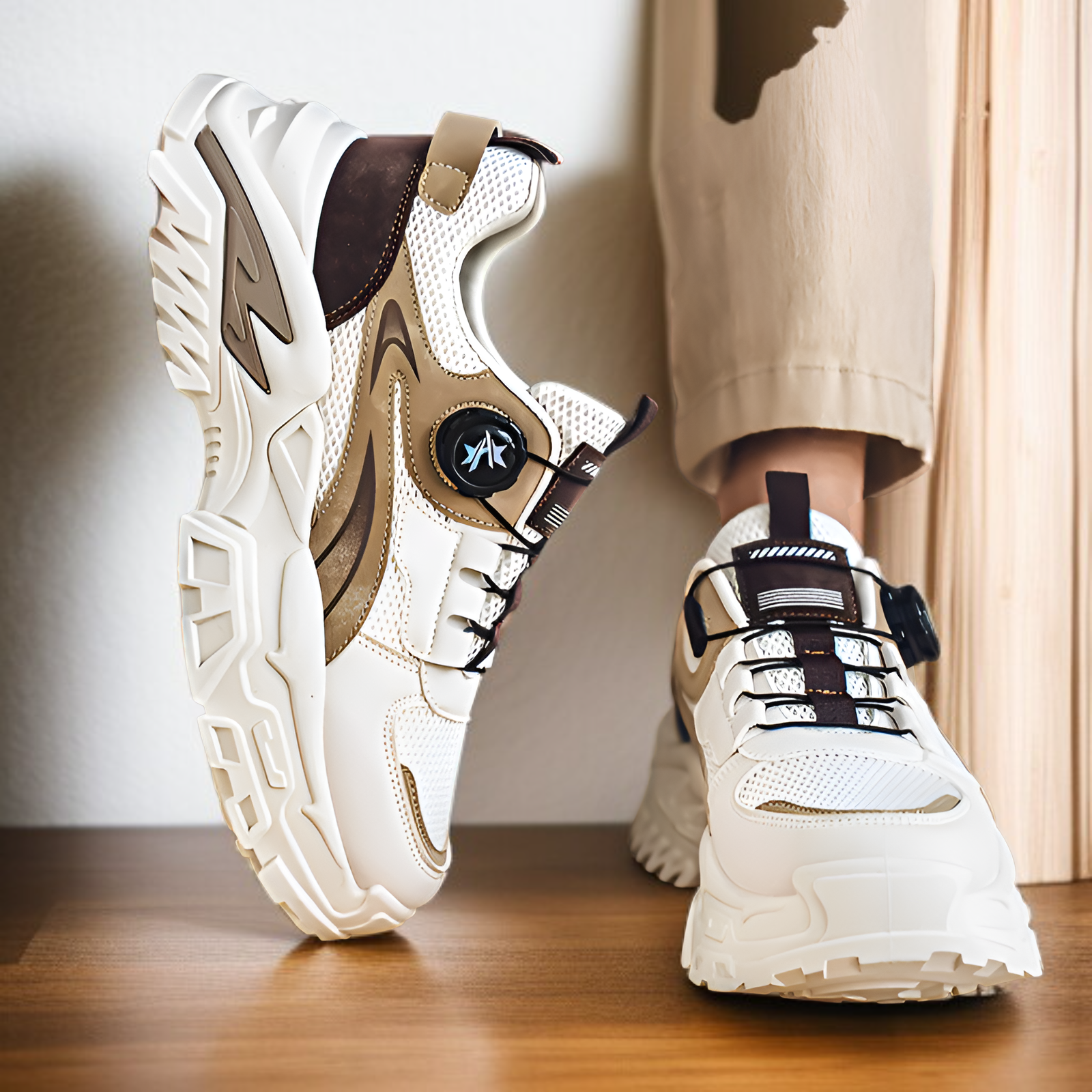 適合旅行的厚底老爹鞋