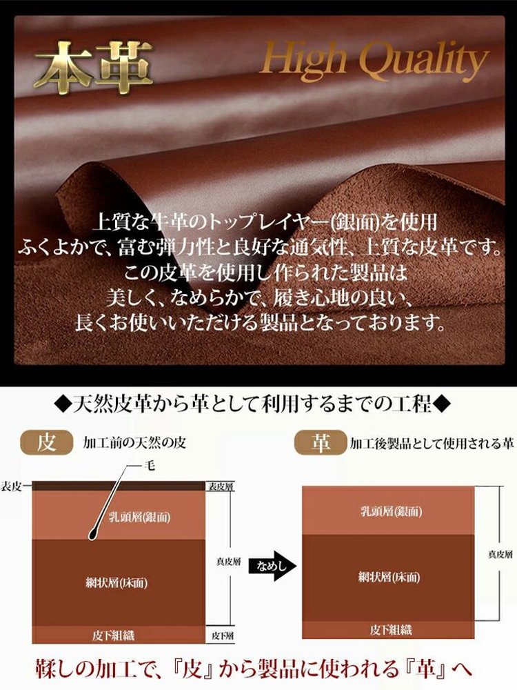 【神戸百年皮革工房】5cm身長アップブリティッシュワークブーツ