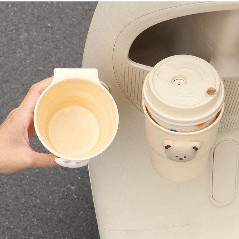 可愛小熊加厚穩固掛式水杯架