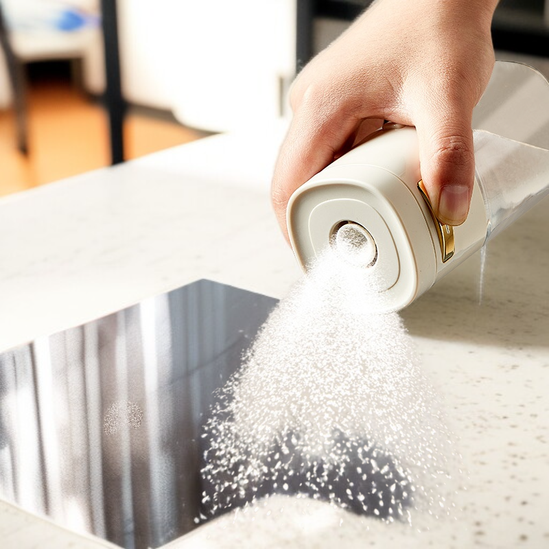 Feuchtigkeitsdichter Glas-Salzstreuer Gewürzdose