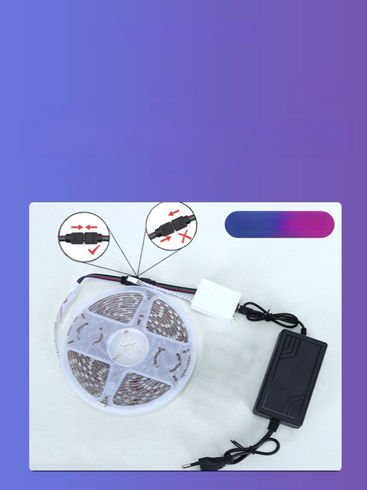 七色ローボルテージLEDテープライトセット