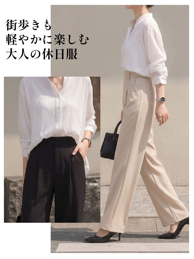 Monolly 極上とろみ・テンセルアセテートブラウス | 大人の洗練スタイル