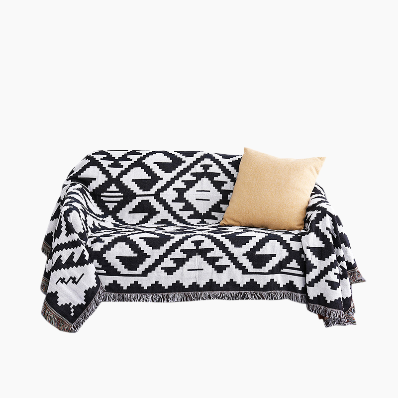 ダブル・シングル・サイド・スカンジナビアン・ブランケット ソファータオル装飾カバーブランケット タイガーカバーブランケット カバーブランケットソファタオルシングルファーストクラスソファカバー