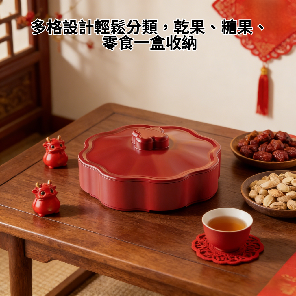 多功能五分格果乾盤