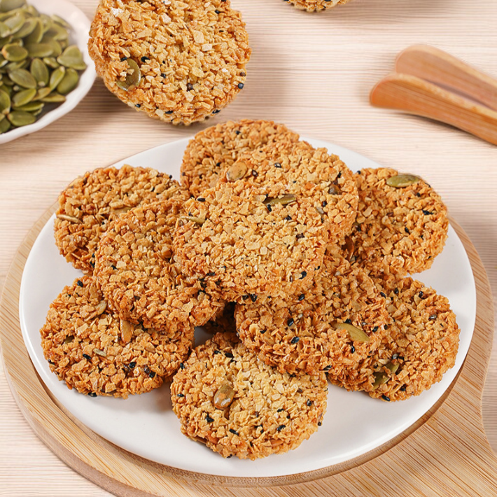 パンプキンシードオートミールクリスプ