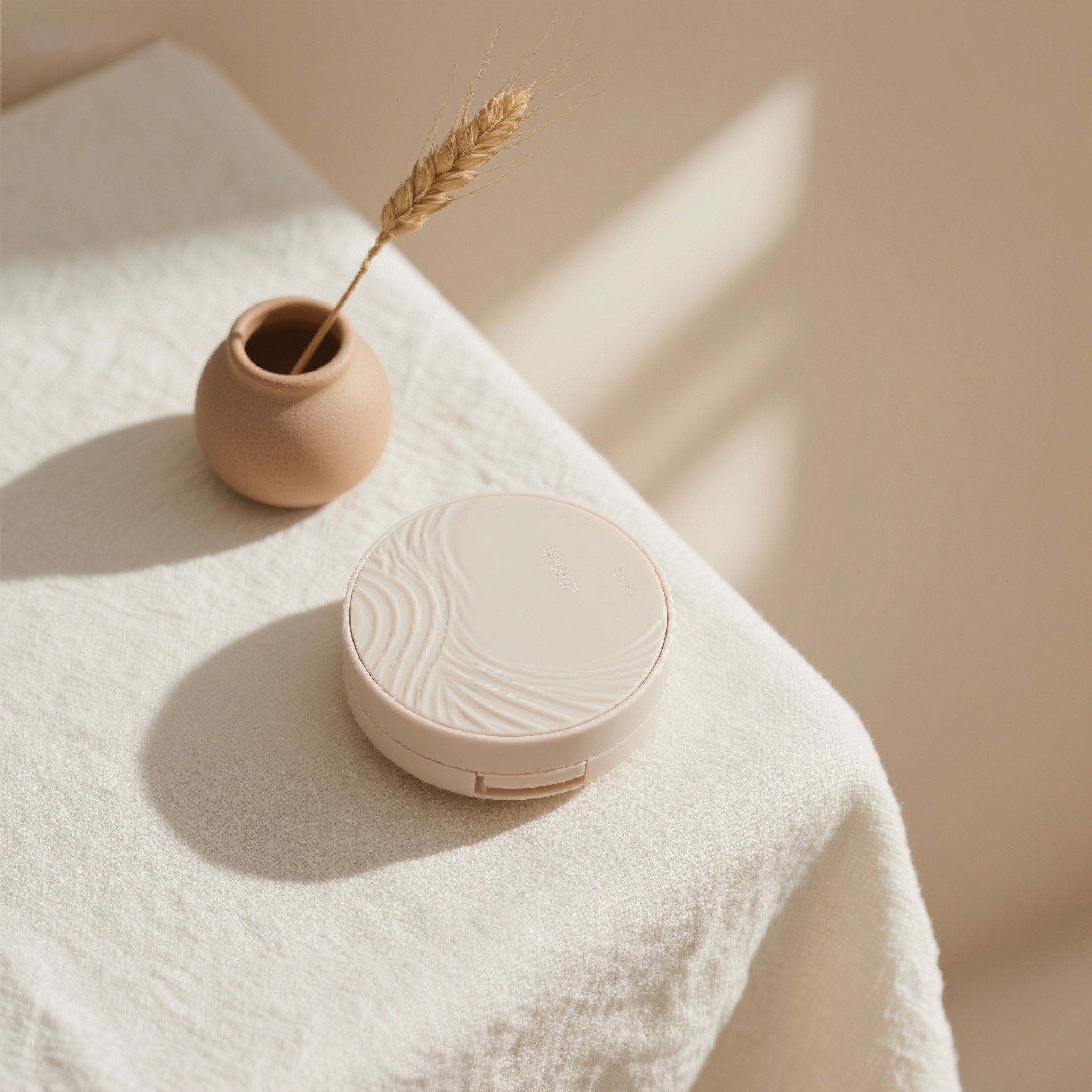 고급스러운 무광 실크 파우더