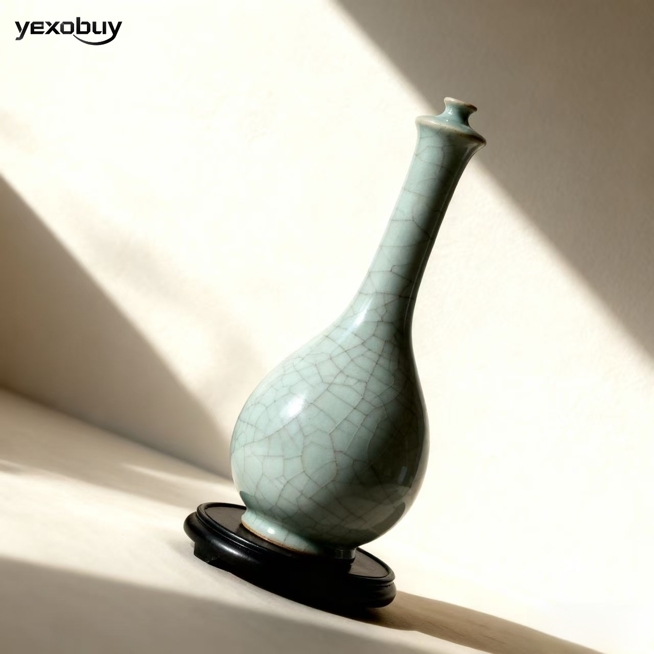 셀라돈 크랙클 꽃병