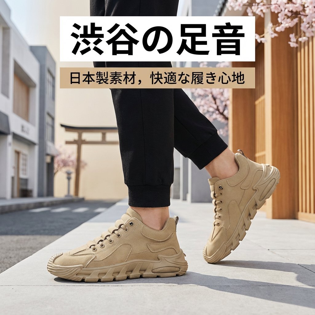 厚底快適クッションスニーカー