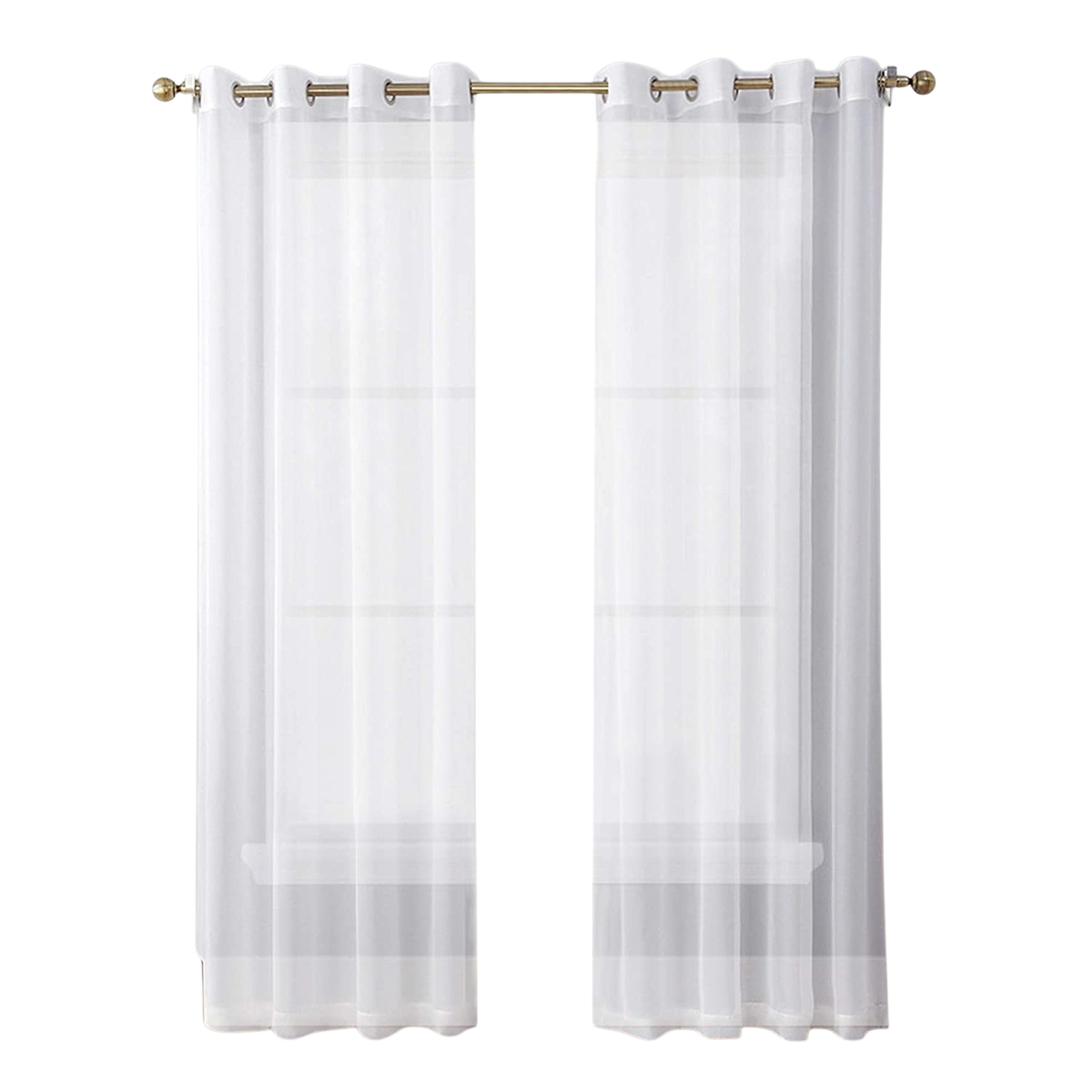 Halbverdunkelnde Fensterdekoration für Balkon, Einfarbiges Vorhang