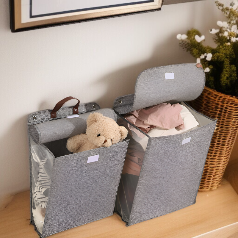 Haushaltskorb für schmutzige Kleidung mit großem Fassungsvermögen, Aufbewahrungskorb für Kleidung, S