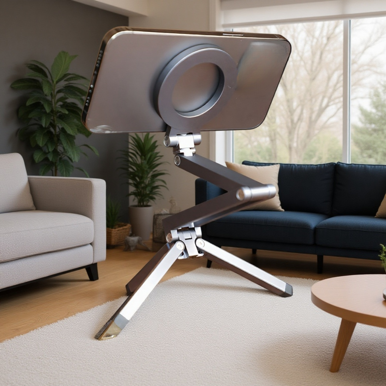 Soporte Ajustable en Forma de Triángulo para Teléfono y Tableta