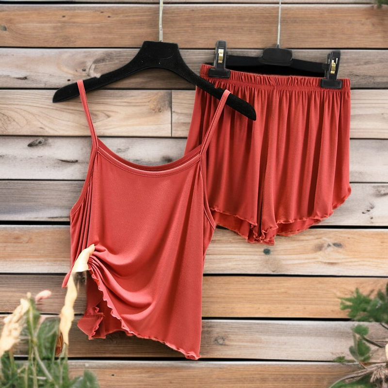 夏用セクシーレースキャミソールパジャマ レディース