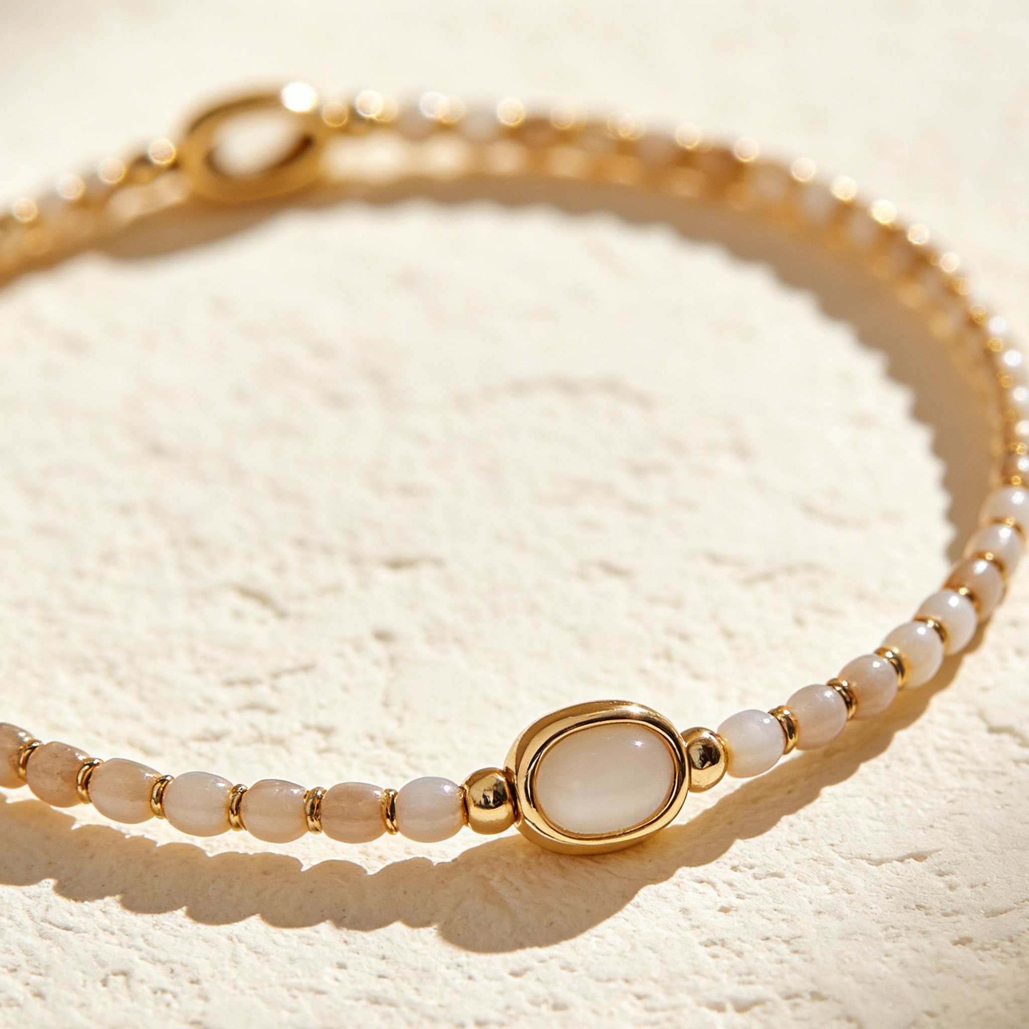 Detailansicht des eleganten Armbands