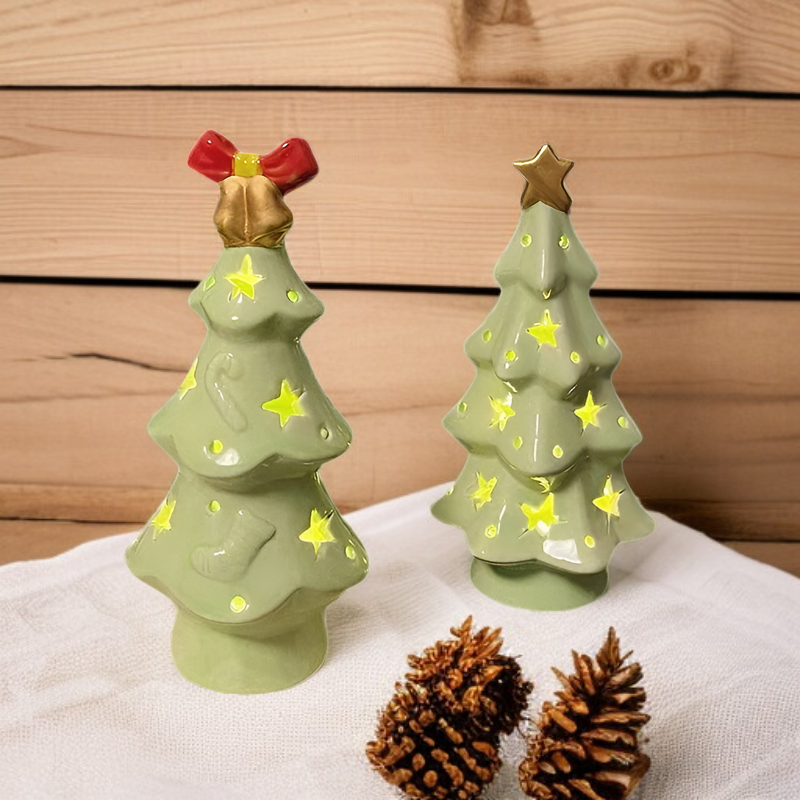 光るLEDライト内蔵クリスマスツリー