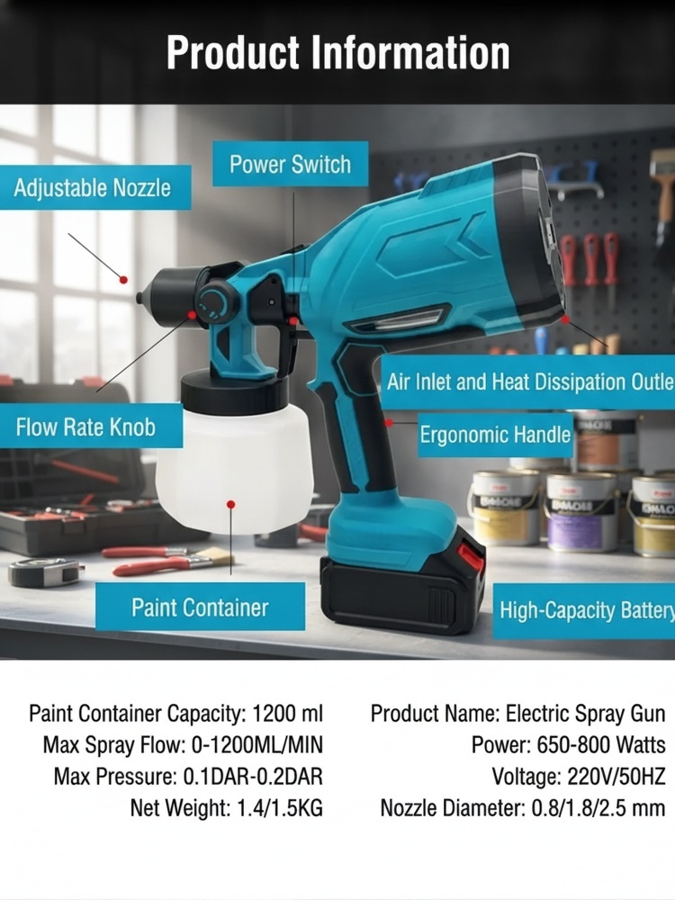 Wireless Electric Paint Sprayer
