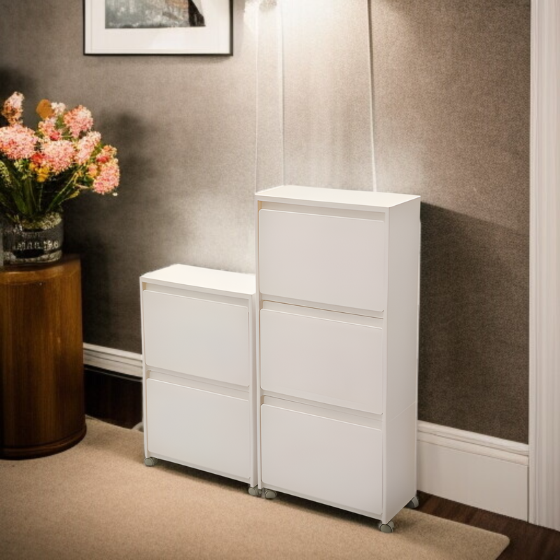 収納キャビネット 家庭用 リビングルーム 車輪付き 可動式収納キャビネット おもちゃ収納キャビネット スナックキャビネット キッチンとバスルーム収納キャビネット