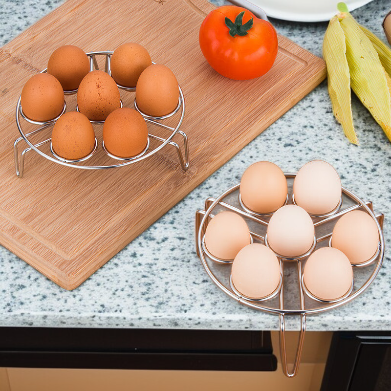Stainless steel egg steamer