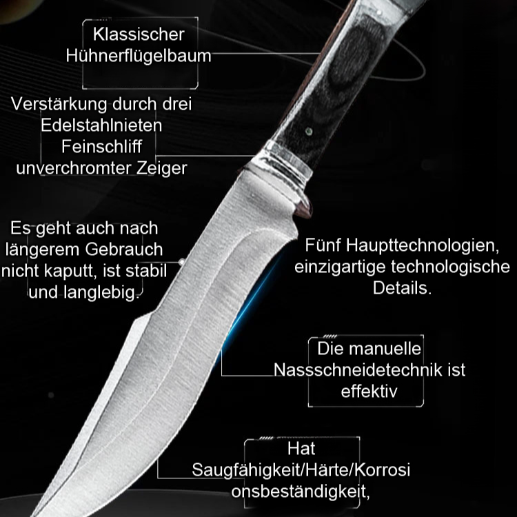 Hochharter multifunktionaler Outdoor-Messer