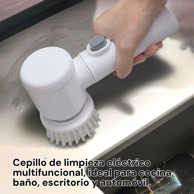 Cepillo de limpieza eléctrico multifuncional para cocina y hogar