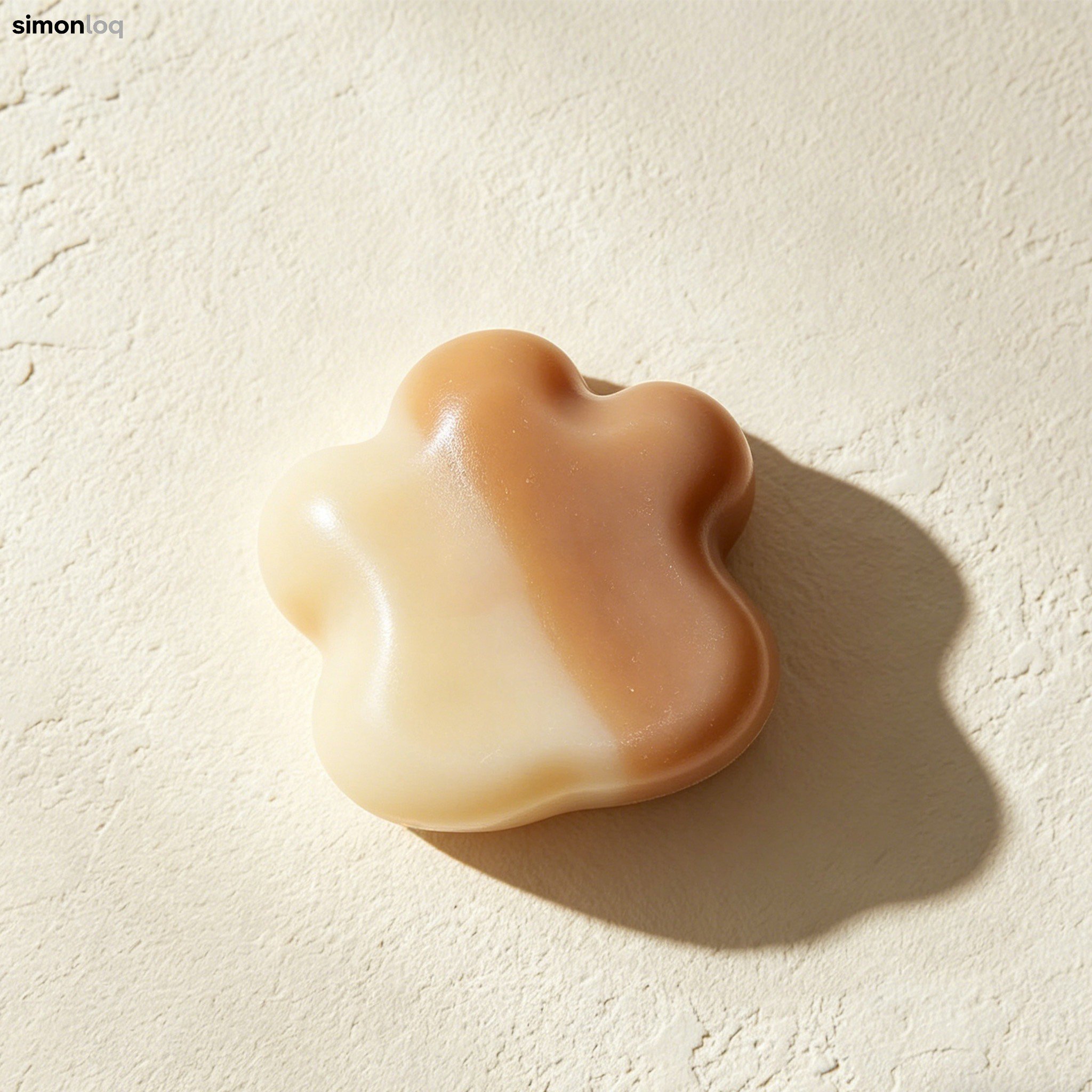 ツートンカラーの手作り石鹸（5個入り）