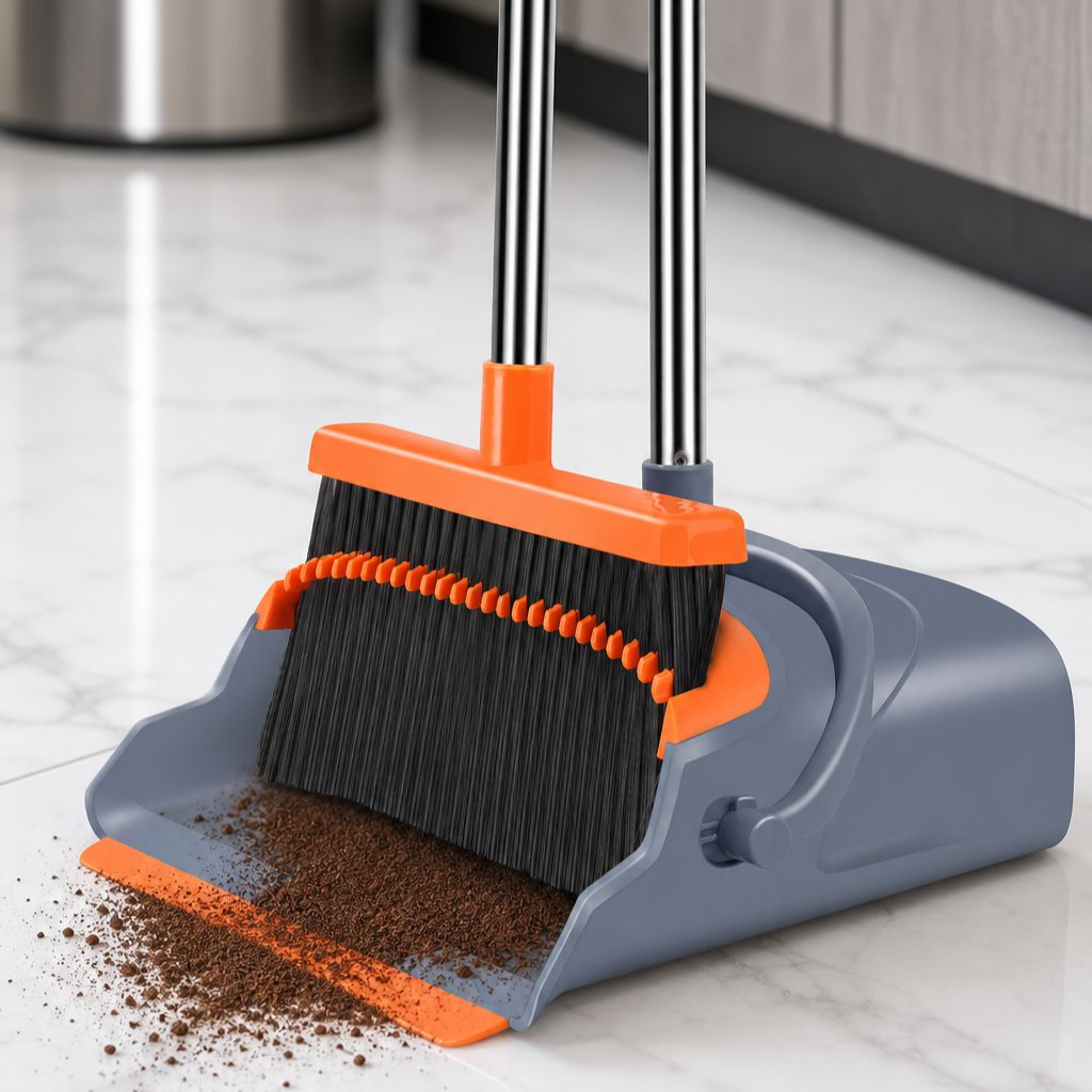 Multifunctional Portable 2-in-1 Sweeper and Dustpan
