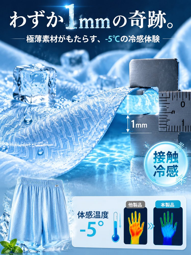 【極上の履き心地】 シルクトランクス