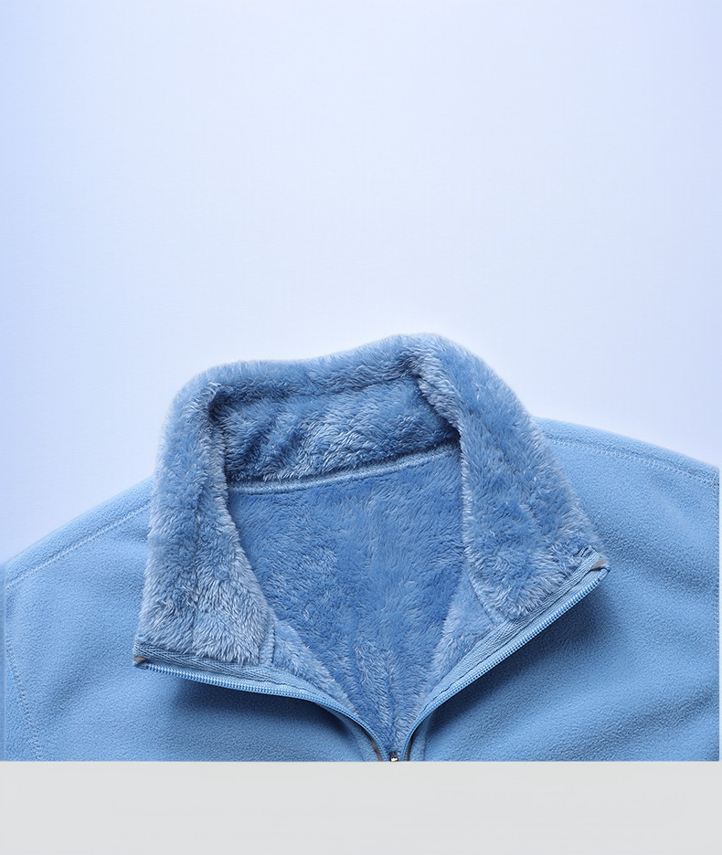 Fleecejacke mit Reißverschluss für Damen und Herren