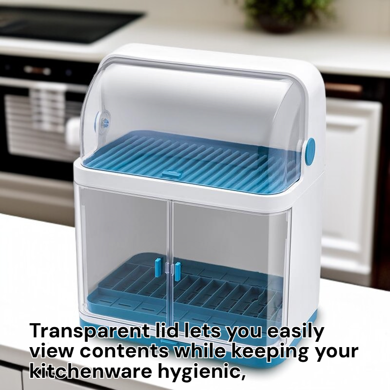 Bowl and Chopsticks Storage Box with Lid