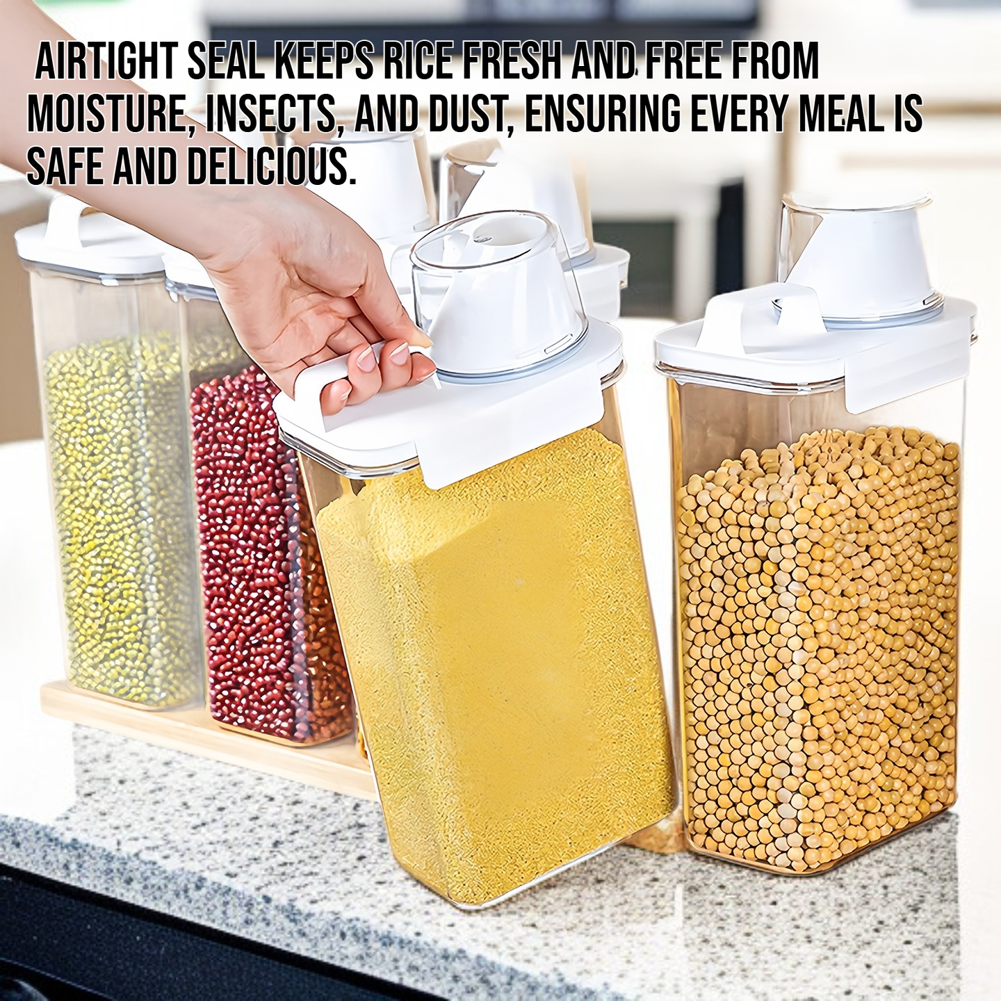 Rice container for home use