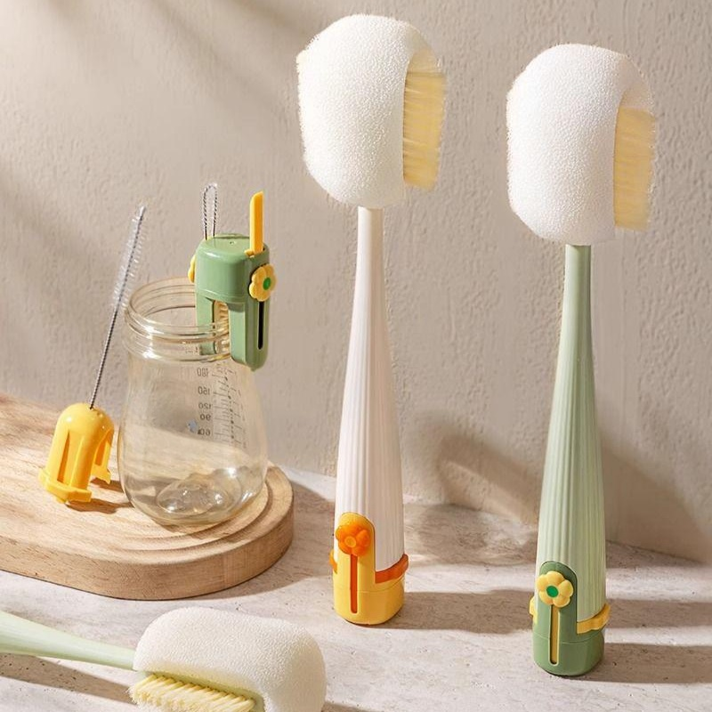 多功能杯刷水杯清洗神器五合一奶瓶吸管清潔刷