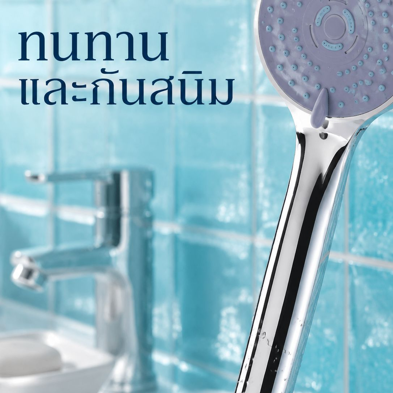 ชุดสายฝักบัวและหัวฝักบัวห้องน้ำ Daelim Bass 4503P