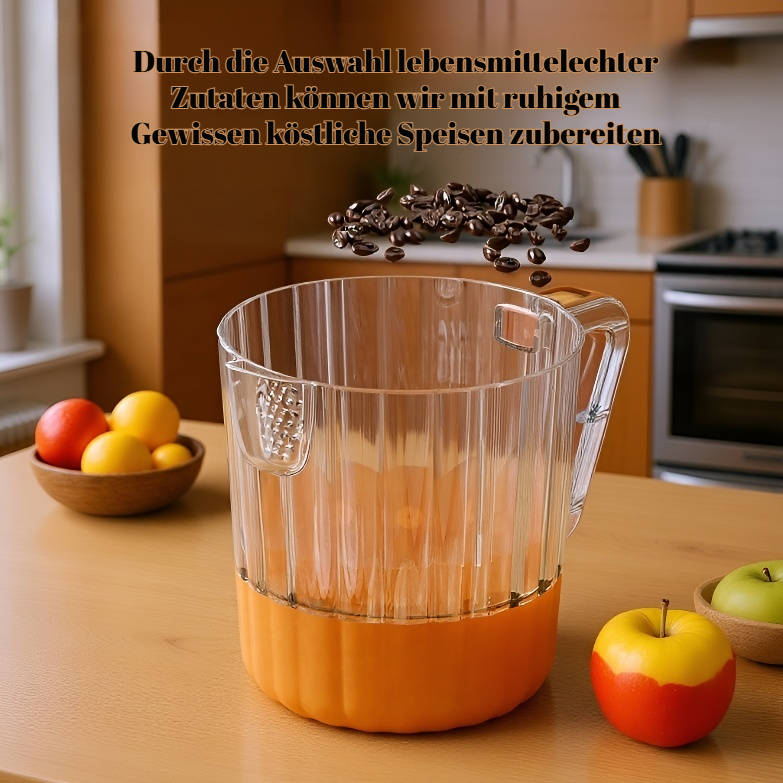 Automatischer Schneebesen mit Pressmechanismus, Rührbecher, lebensmittelecht