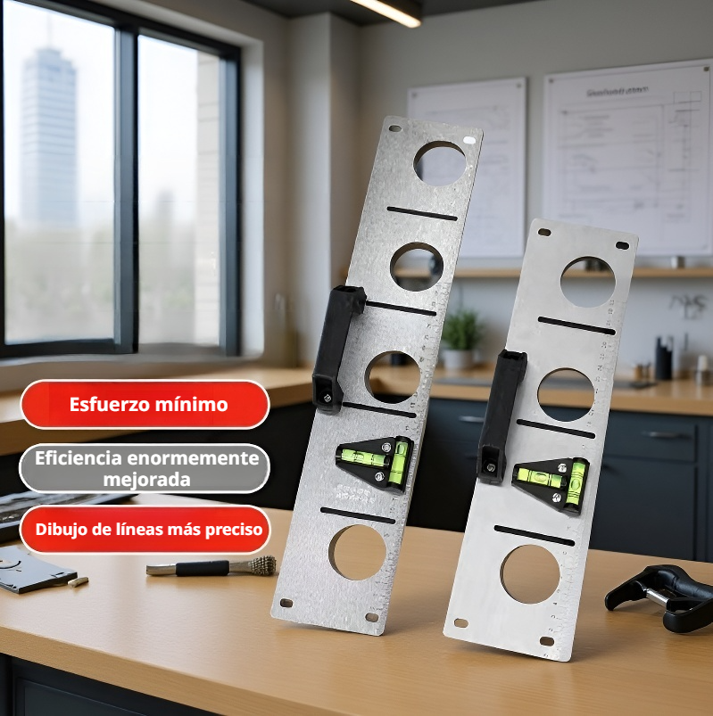 Herramienta de marcado y posicionamiento para electricistas