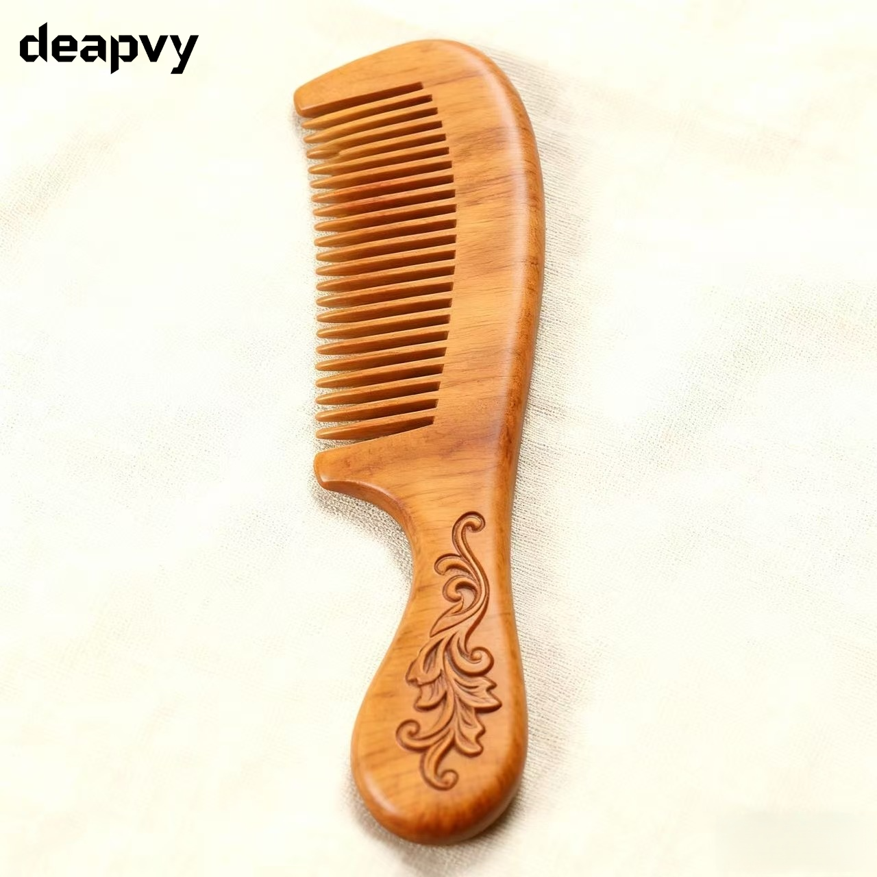 복숭아나무 조각 빗