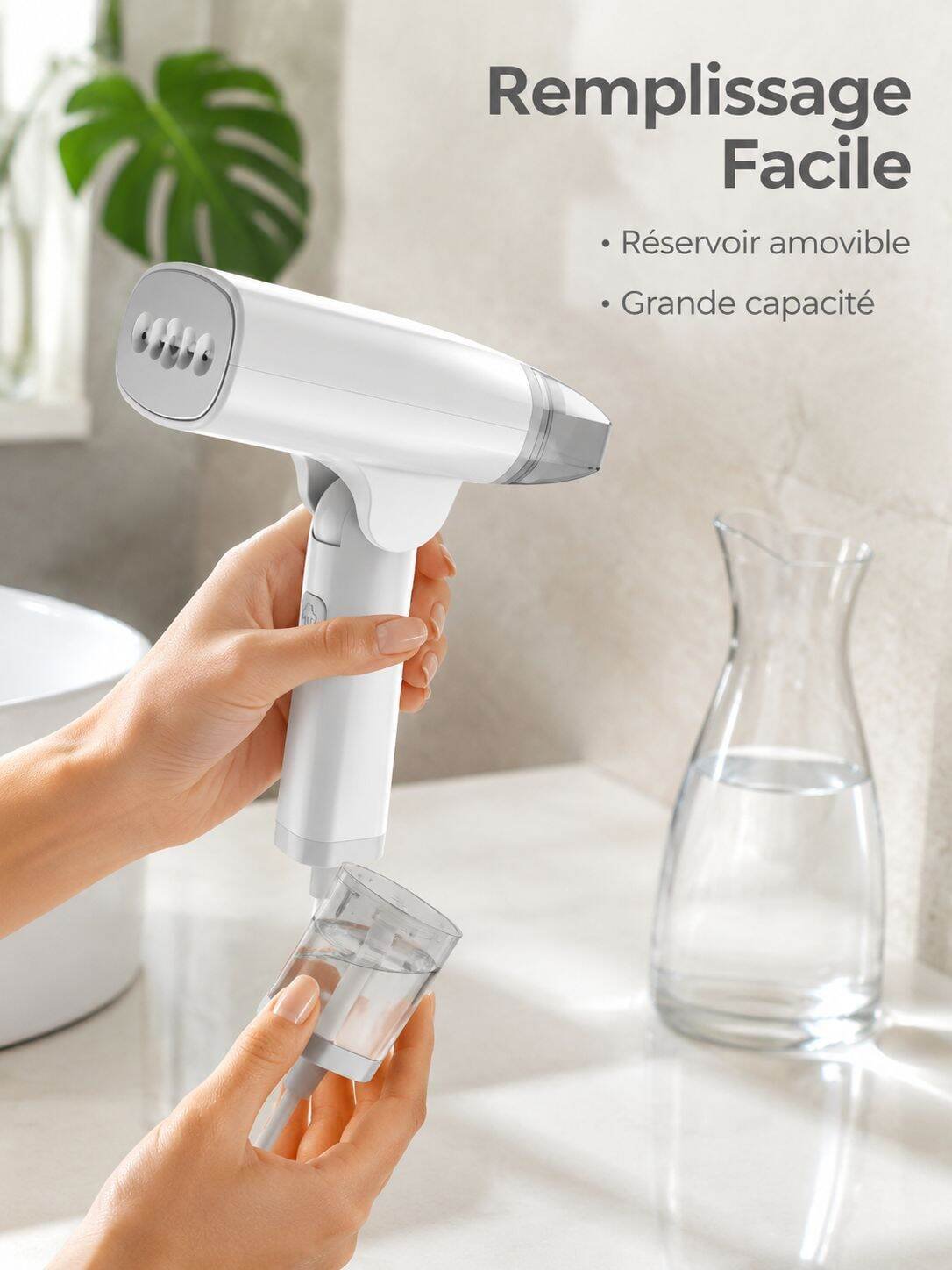 Défroisseur vapeur portable à main