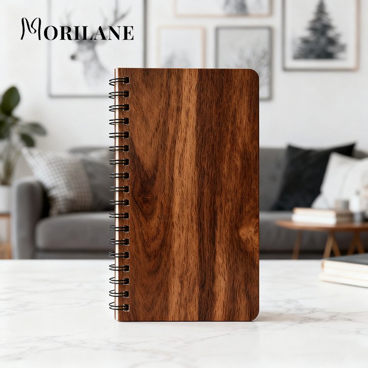 สมุดโน้ตลายไม้(แพ็ค 2 ชิ้น)