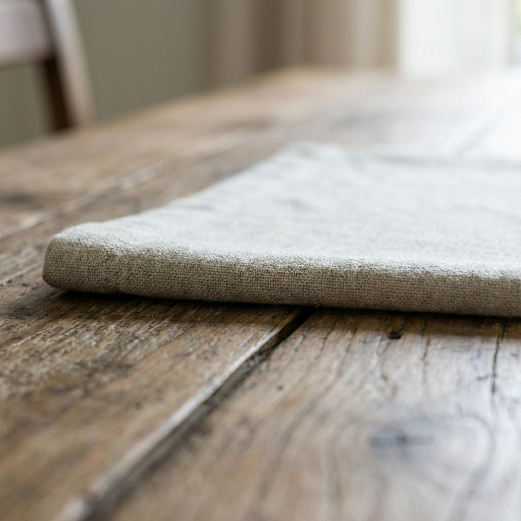 ผ้ารองจานผ้าลินินสำหรับตกแต่งโต๊ะ