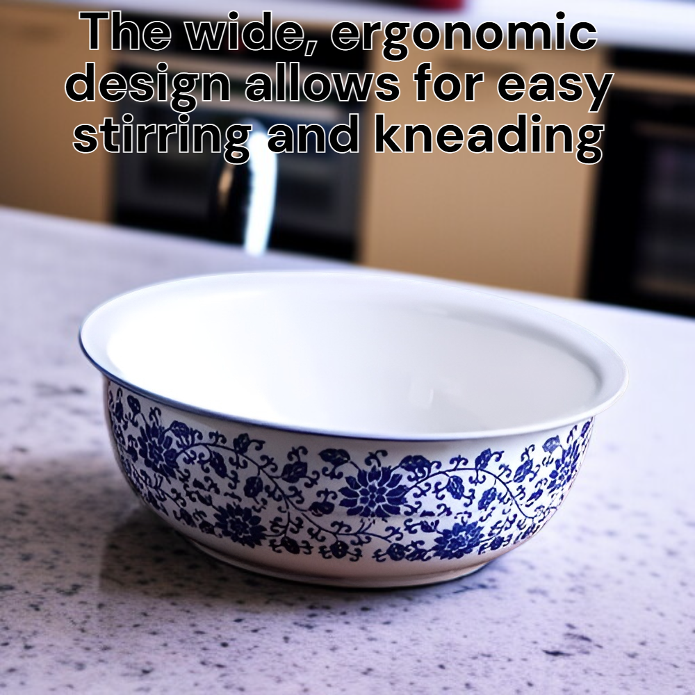 Family Ceramic Mixing Bowl (Large) for Bread Dough