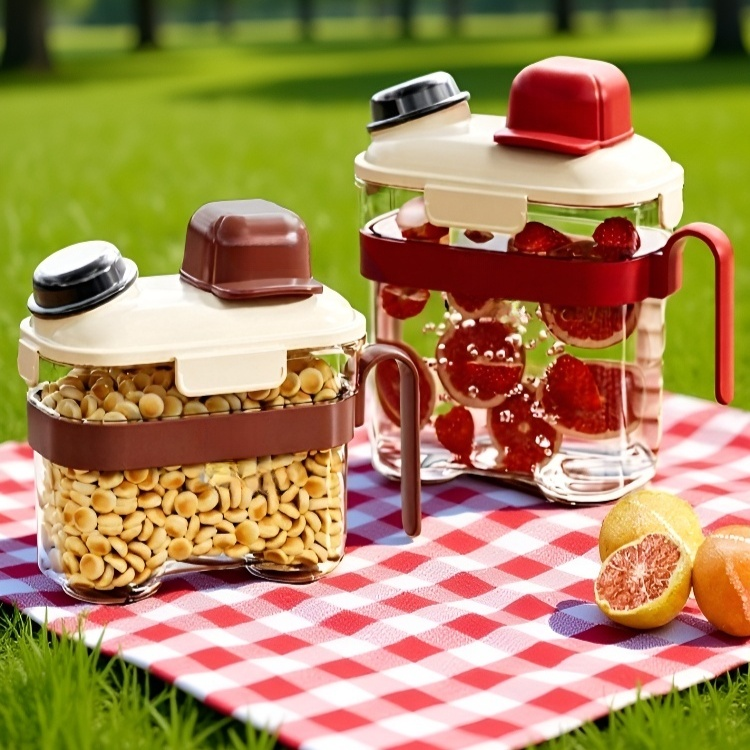 Clear sealed container for organized kitchen pantry