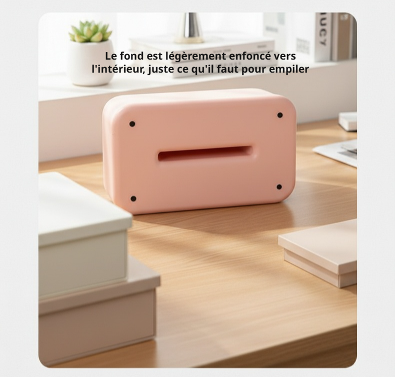 Poignée ergonomique de la boîte de rangement renforcée