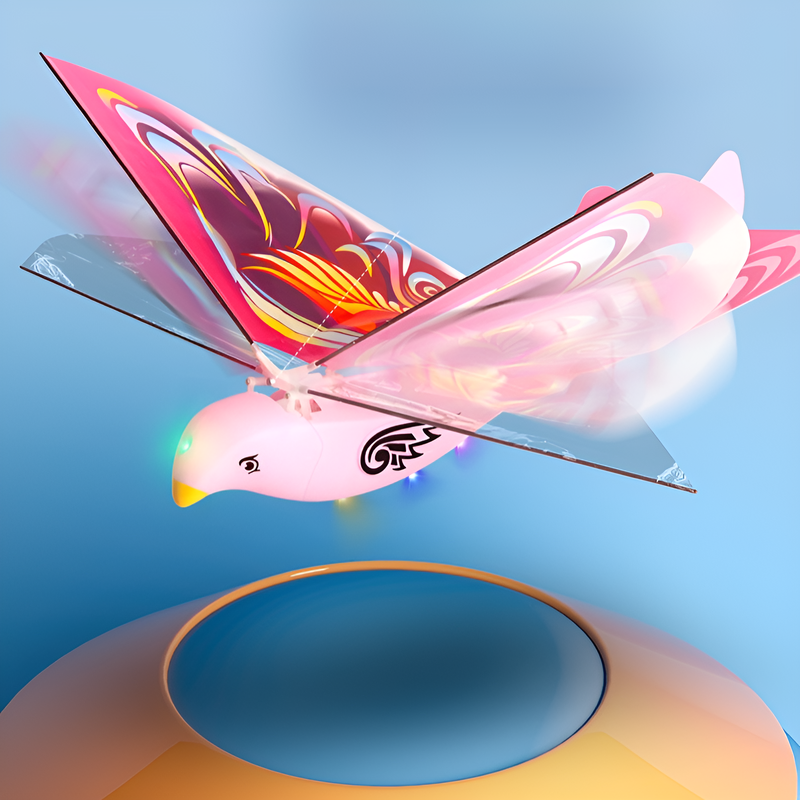 光る電動バタフライバードトイ